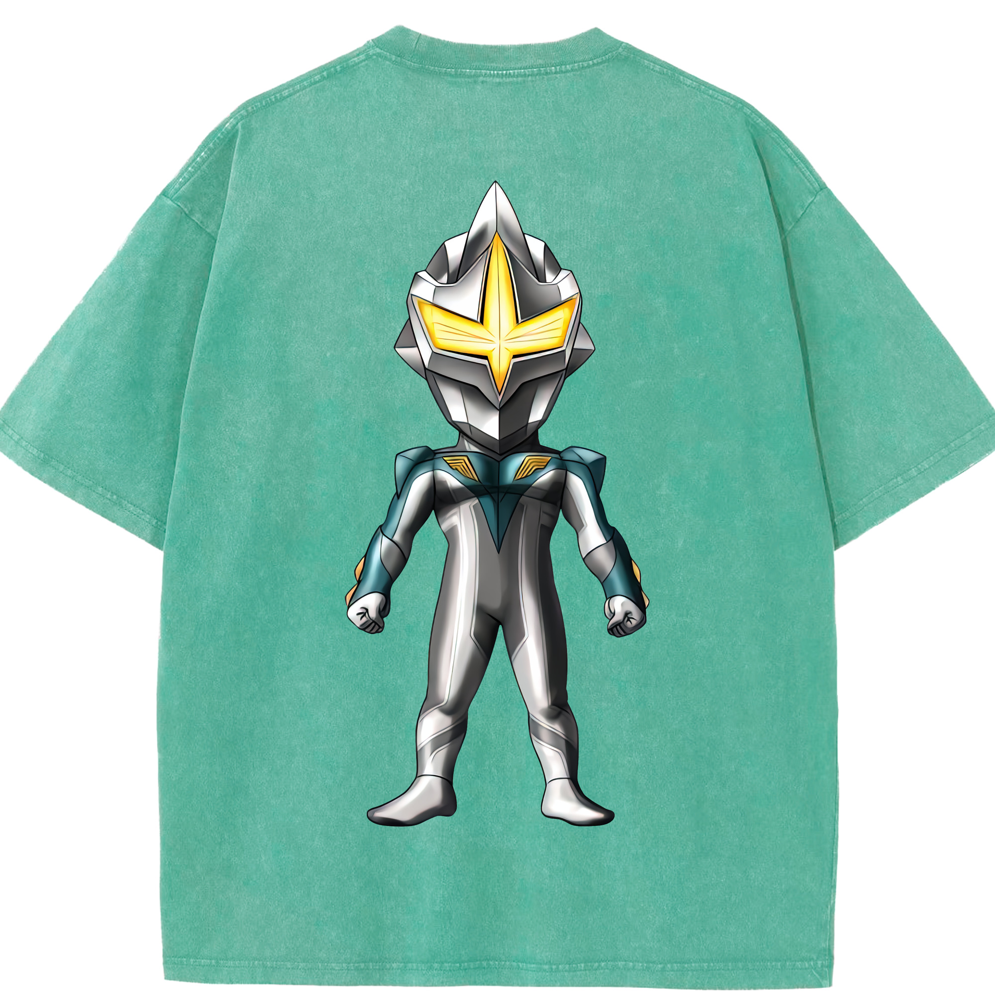 （画像用） ウルトラマン Ultraman 綿100% ヴィンテージ風 半袖Tシャツ（背面プリント）